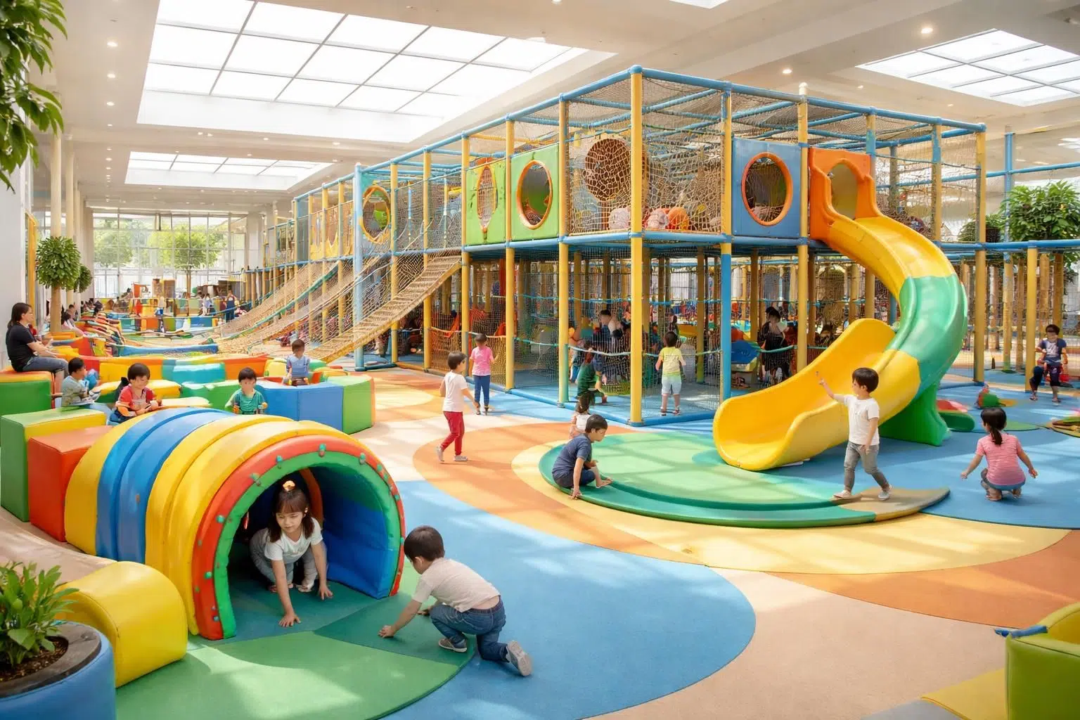 découvrez notre aire de jeux couverte alliant sécurité optimale et divertissement en intérieur pour les enfants de tous âges.
