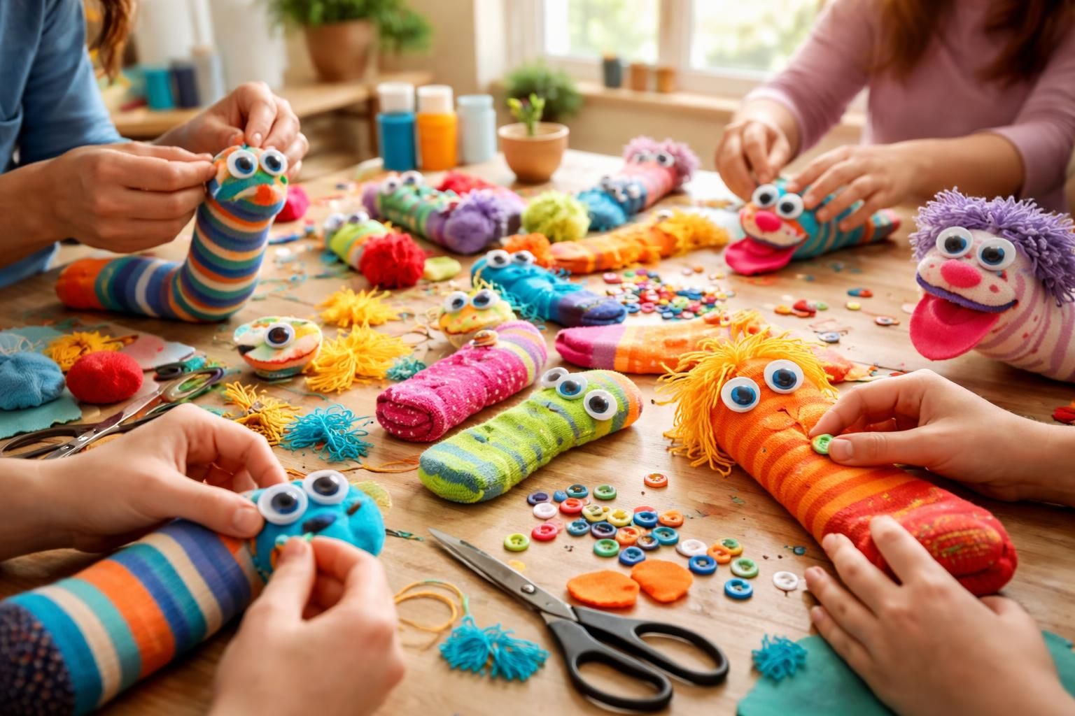 découvrez comment créer facilement des marionnettes amusantes à partir de chaussettes recyclées. une activité créative et ludique pour petits et grands!