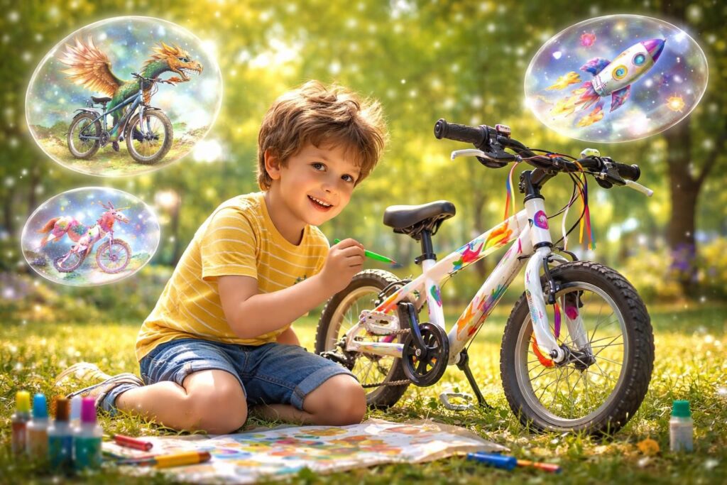 découvrez comment le coloriage du vélo encourage la créativité et stimule l'imagination des enfants à travers une activité ludique et éducative.