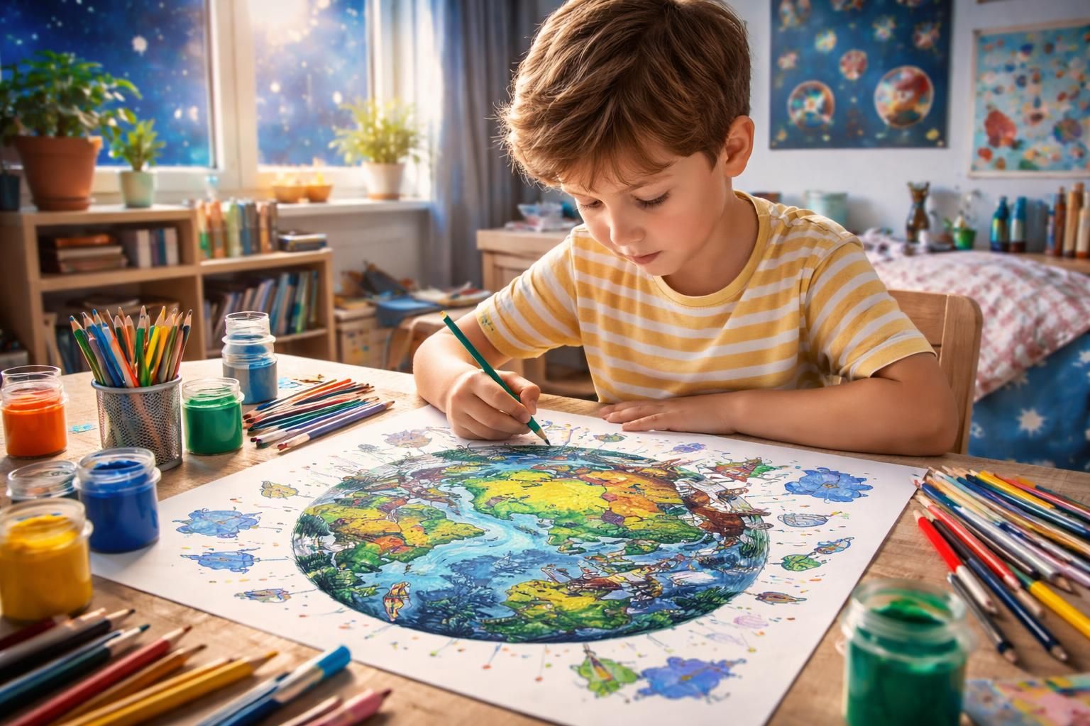 découvrez comment une planète à colorier peut stimuler l'imagination et la créativité des enfants en les invitant à explorer les couleurs et les formes de manière ludique.