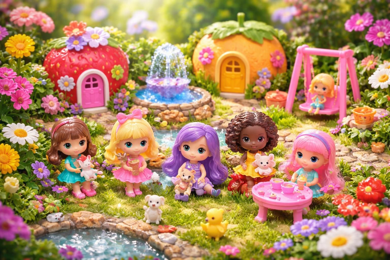 plongez dans l'univers magique des polly pocket friends et laissez-vous emporter par des aventures miniatures pleines de charme et de surprises.
