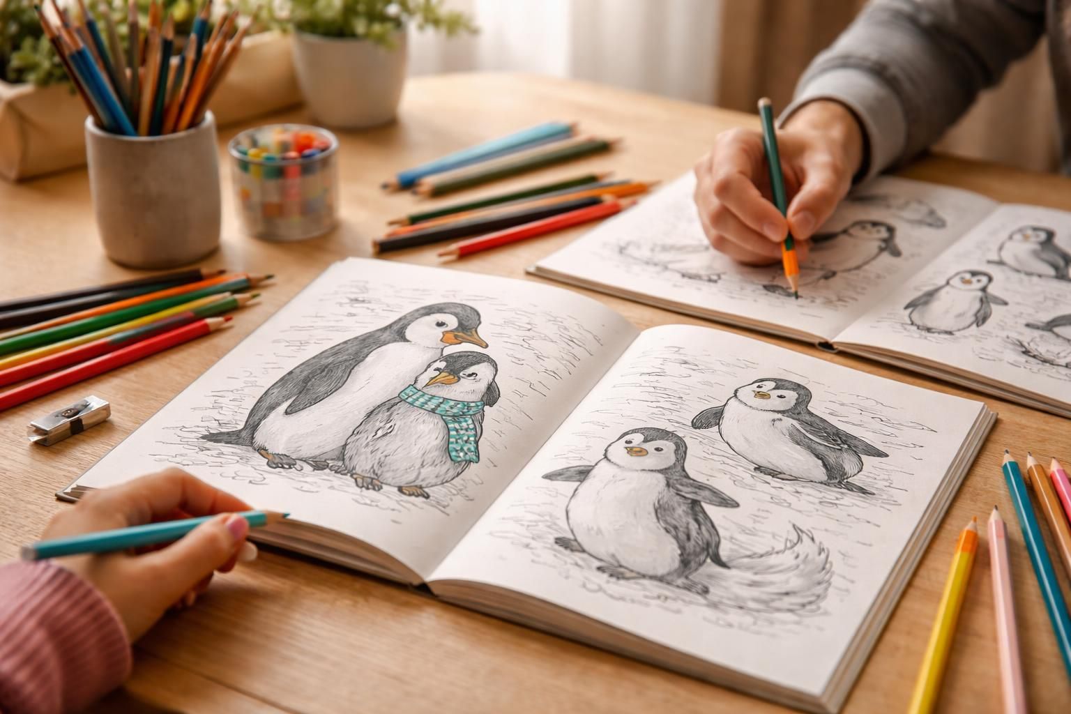 découvrez l'art des coloriages de pingouins, une activité relaxante et créative qui convient à tous les âges pour offrir détente et amusement.