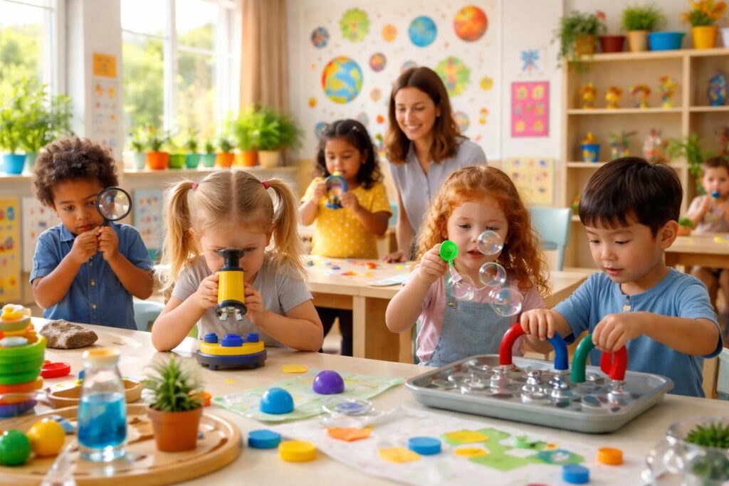 découvrez comment les activités scientifiques en maternelle stimulent le développement cognitif des jeunes enfants, favorisant leur curiosité, leur esprit critique et leur apprentissage dès le plus jeune âge.