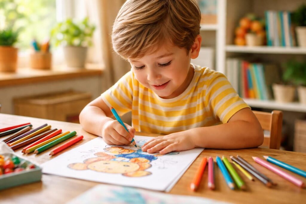 découvrez les bienfaits du coloriage d'un ourson pour les enfants : développement de la créativité, amélioration de la motricité fine et moments de détente garantis.