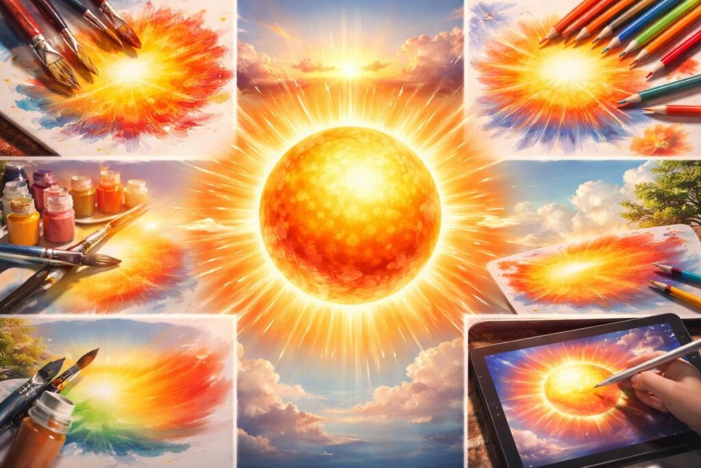 découvrez les meilleures techniques de coloriage du soleil à essayer absolument pour donner vie à vos créations avec éclat et réalisme.