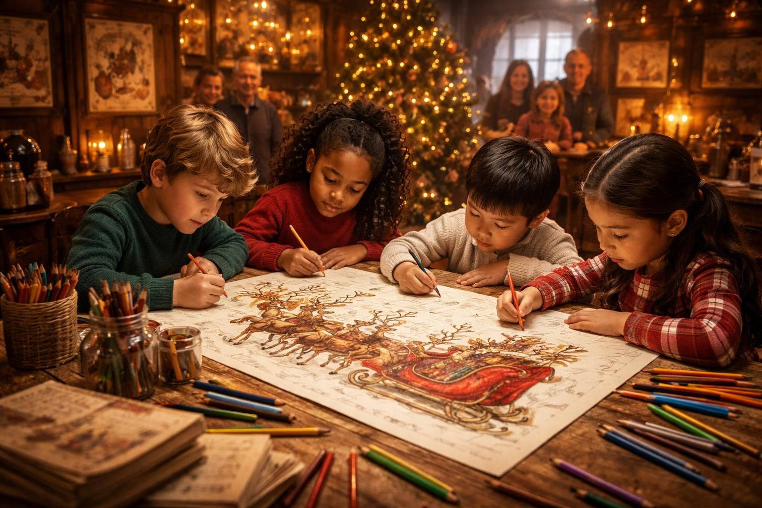 découvrez l'histoire fascinante du coloriage du traîneau du père noël et son rôle dans la transmission des traditions culturelles de noël.