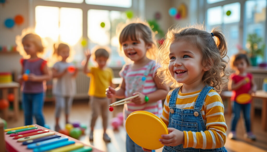 découvrez comment les jeux musicaux en maternelle favorisent le développement du rythme et de la coordination chez les jeunes enfants, tout en rendant l'apprentissage ludique et interactif.