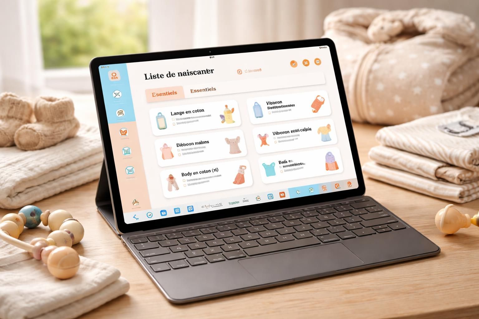 découvrez comment créer une liste de naissance impeccable pour votre bébé sur une tablette windows 11, alliant praticité et modernité pour préparer l'arrivée de votre enfant en toute sérénité.