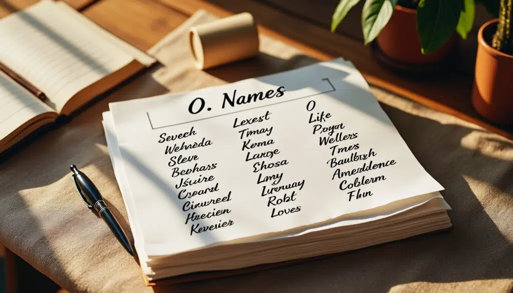 découvrez pourquoi opter pour un prénom unique peut marquer la différence et trouvez l'inspiration avec notre liste originale de prénoms de garçon qui commencent par la lettre o.