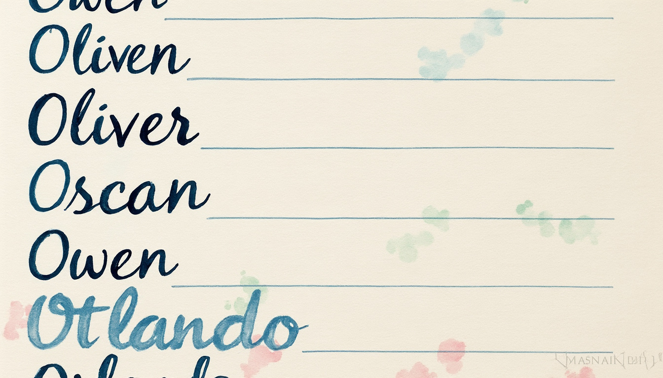 découvrez pourquoi opter pour un prénom unique est important et trouvez l'inspiration avec notre liste exclusive de prénoms de garçon commençant par la lettre o. idéal pour les parents en quête d'originalité !