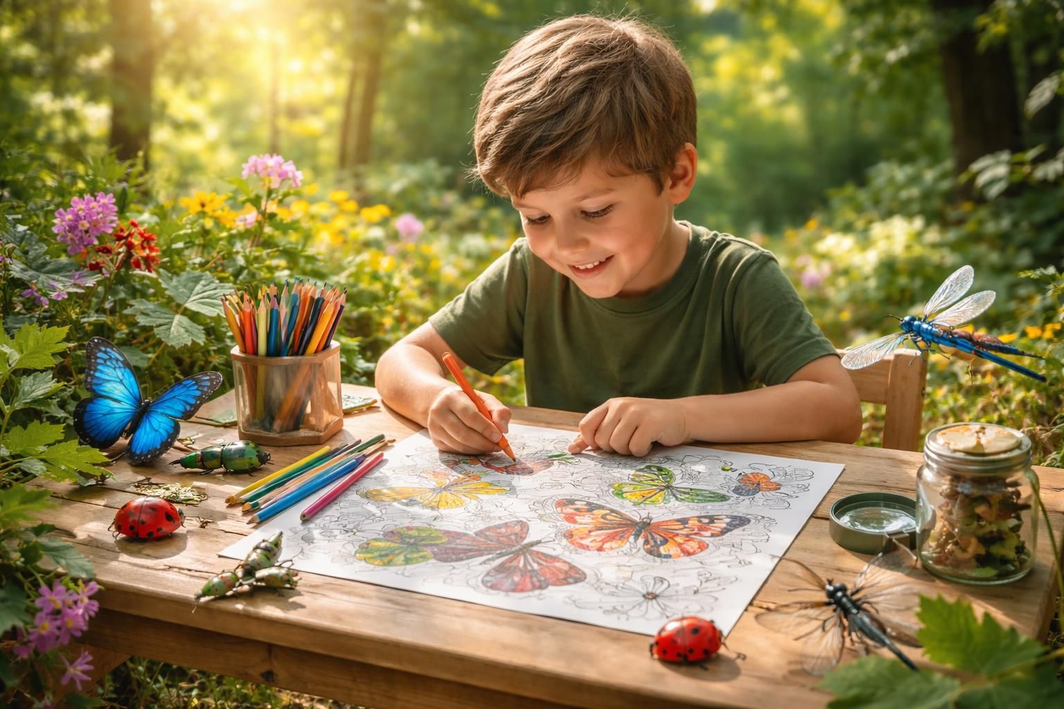 découvrez pourquoi les insectes à colorier sont d'excellentes ressources éducatives, favorisant l'apprentissage ludique, la créativité et la sensibilisation à la biodiversité chez les enfants.