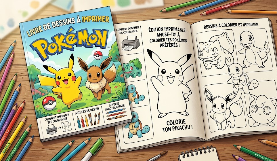 dessins à imprimer de Pokemon